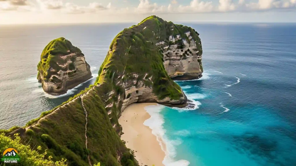 Kelingking Beach's T-Rex-shaped cliff, Nusa Penida